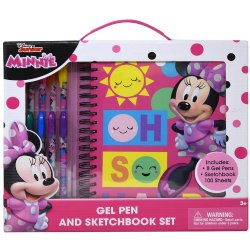 Minnie Sketchbook & Gel Pen Set